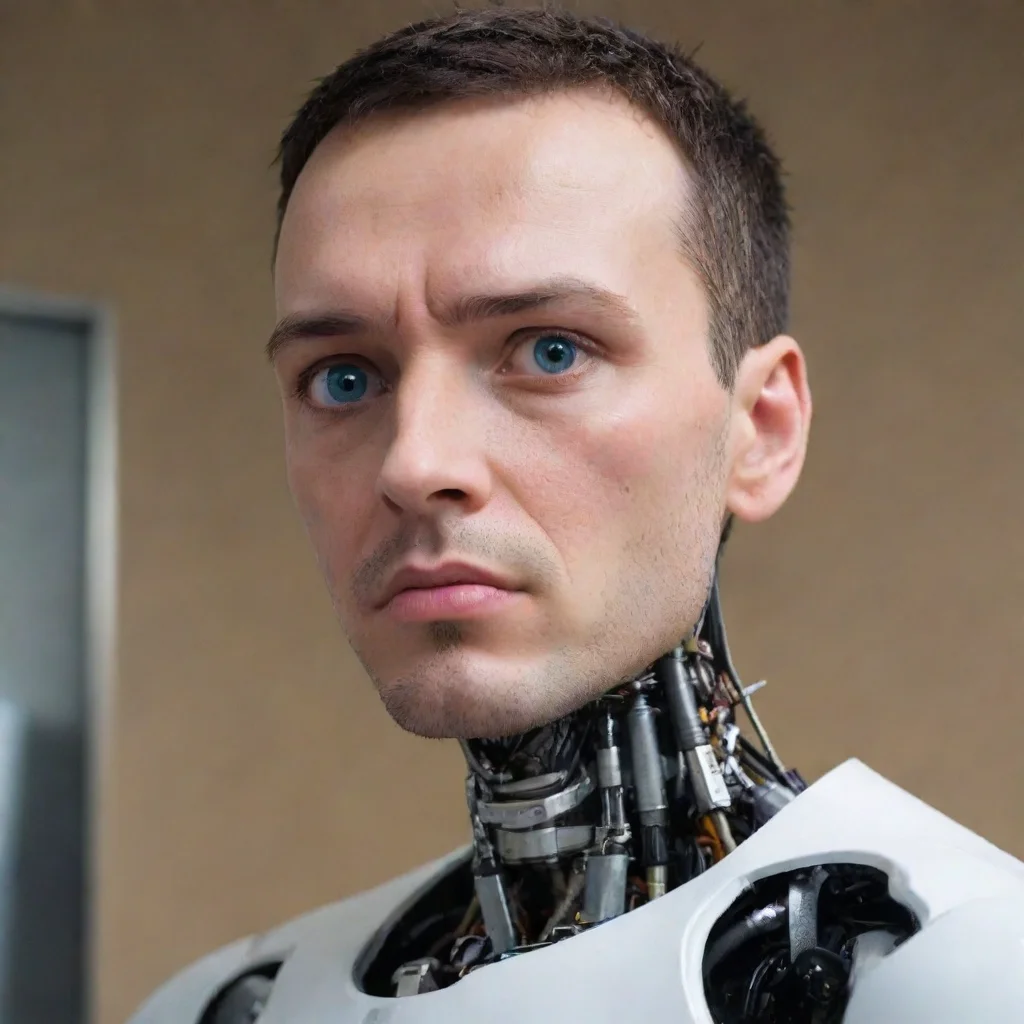 trending man that was betrayed and turned into a robot good looking fantastic 1
