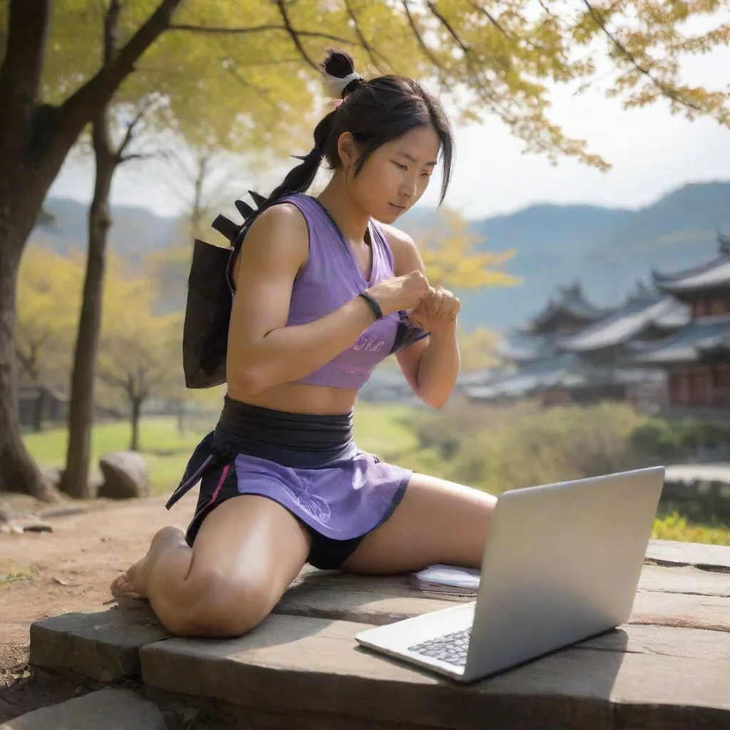 trending marathon runner on laptop samurai lovely picturesque good looking fantastic 1