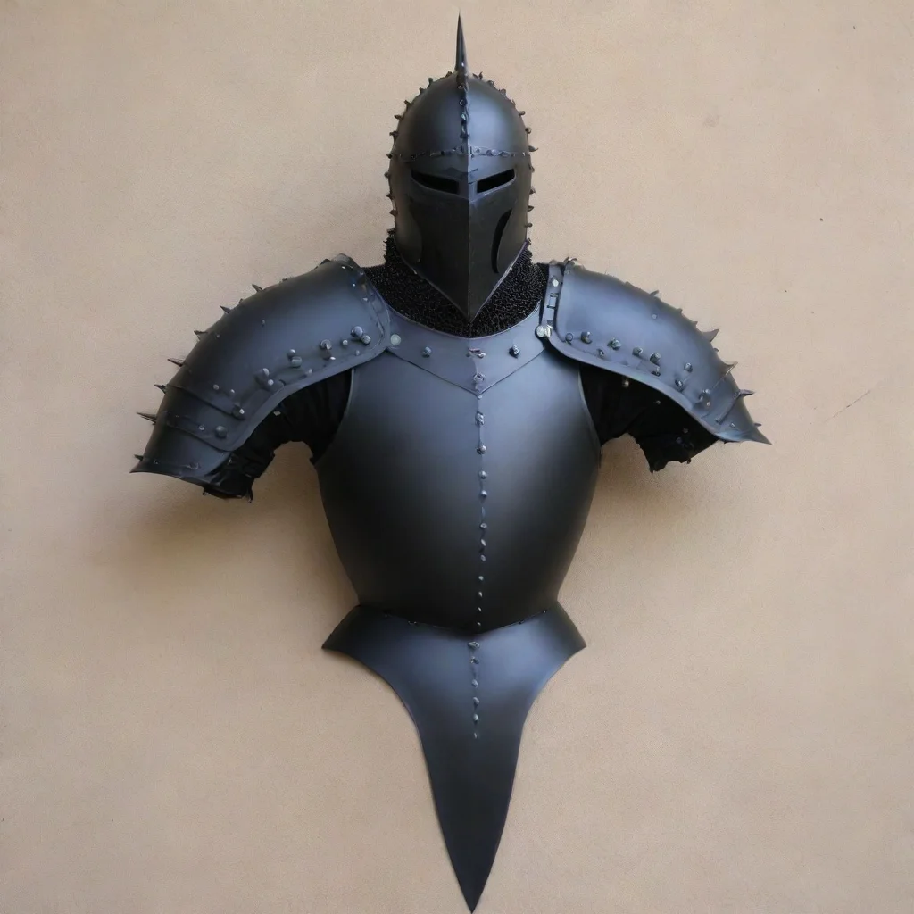 aitrending medieval knight in armor plating matte black spikes ar 1016 good looking fantastic 1
