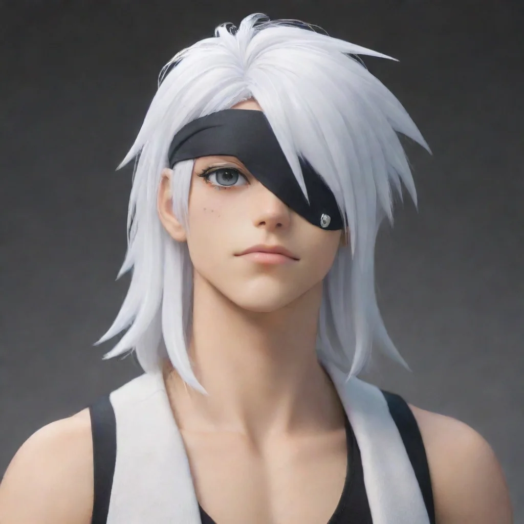 aitrending mha white hair and white eyepatch good looking fantastic 1