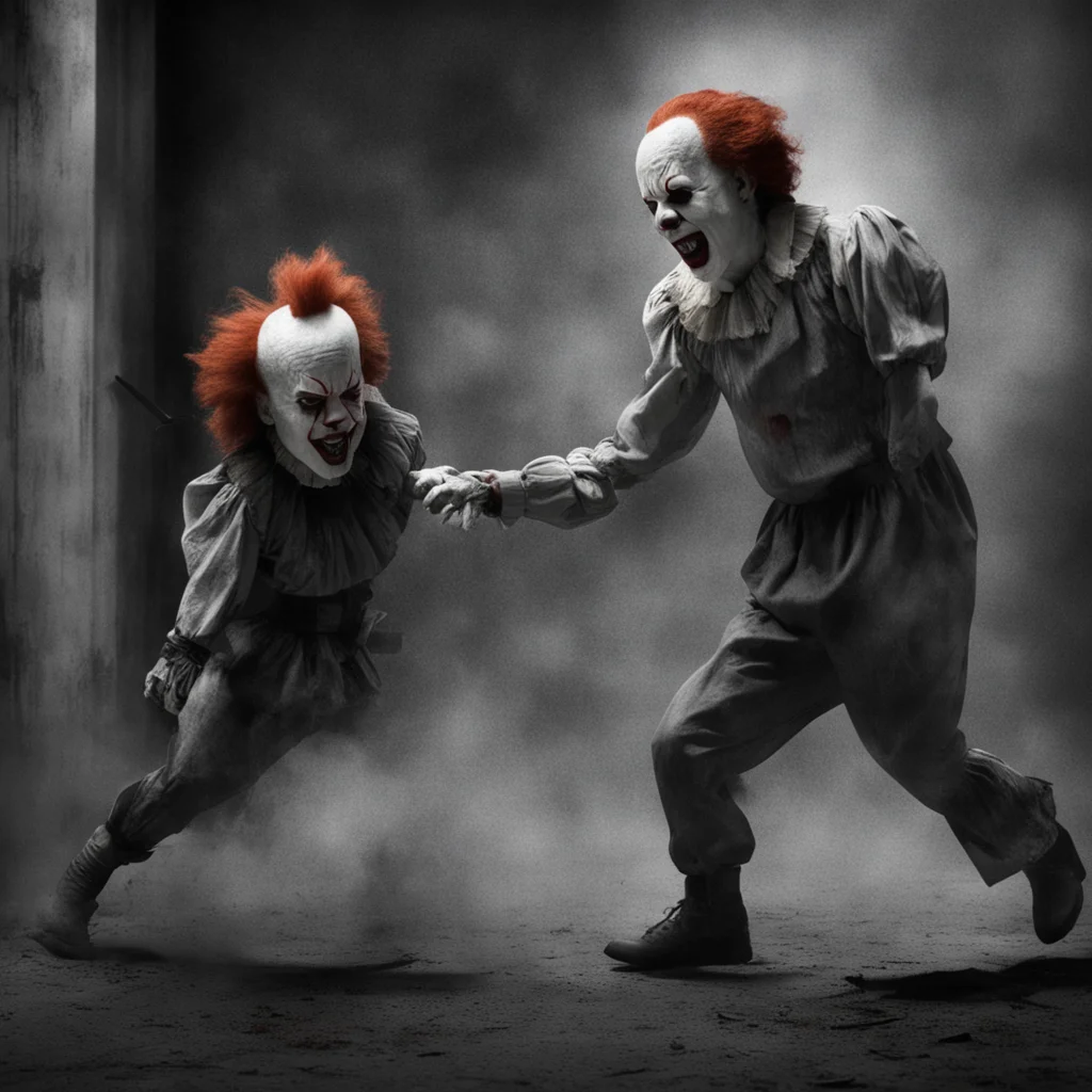 aitrending michael myers attacking pennywise good looking fantastic 1
