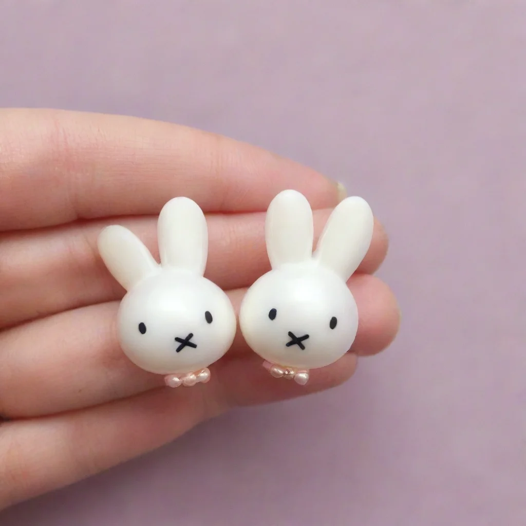 aitrending miffy with pearl earrings good looking fantastic 1