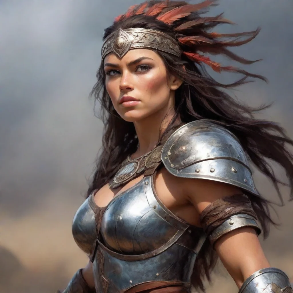 aitrending mighty warrior woman beautiful  good looking fantastic 1