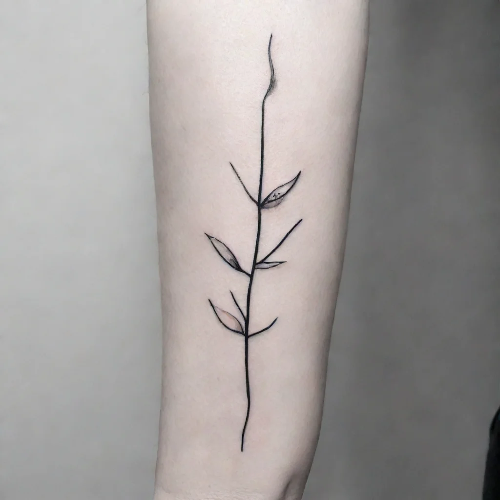 aitrending minimalistic fine line black and white tattoo good looking fantastic 1