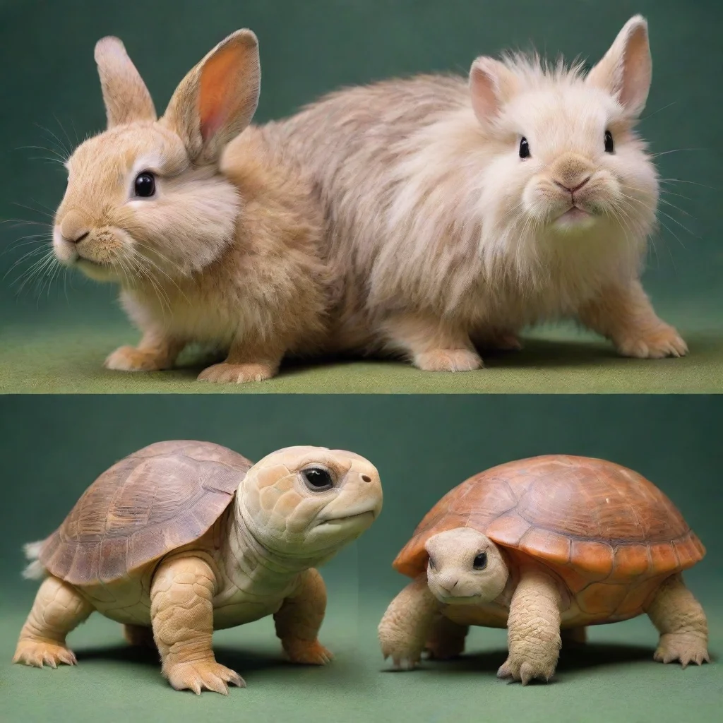 aitrending mix of rabbit lion and turtle good looking fantastic 1