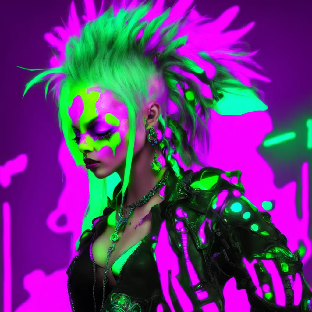 trending neon punk fantasy art fantasy art neon punk good looking fantastic 1