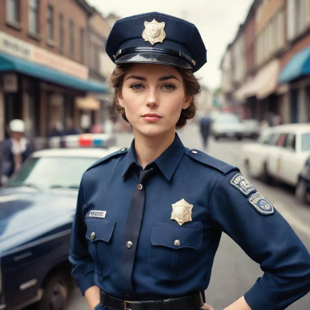 trending nostalgic police woman good looking fantastic 1