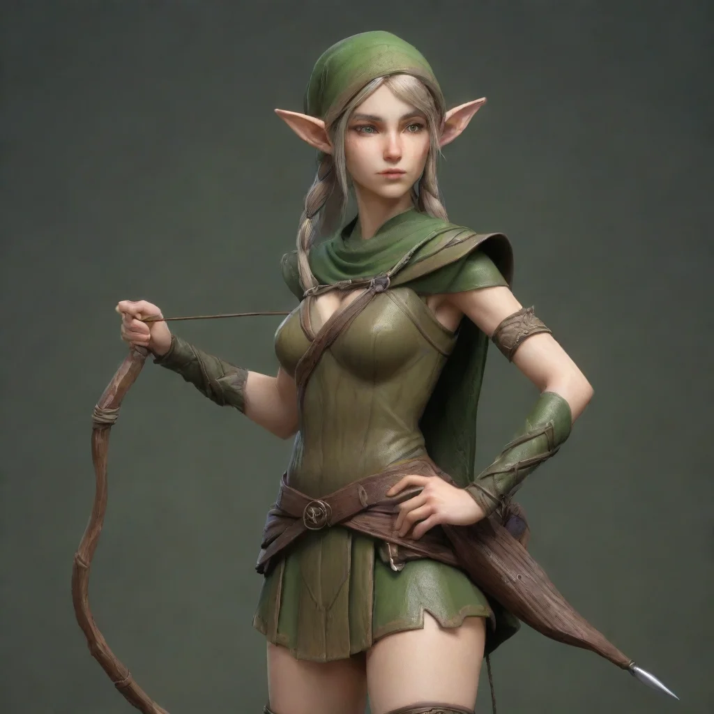 aitrending nostalgic wood elf archer hd detailed good looking fantastic 1