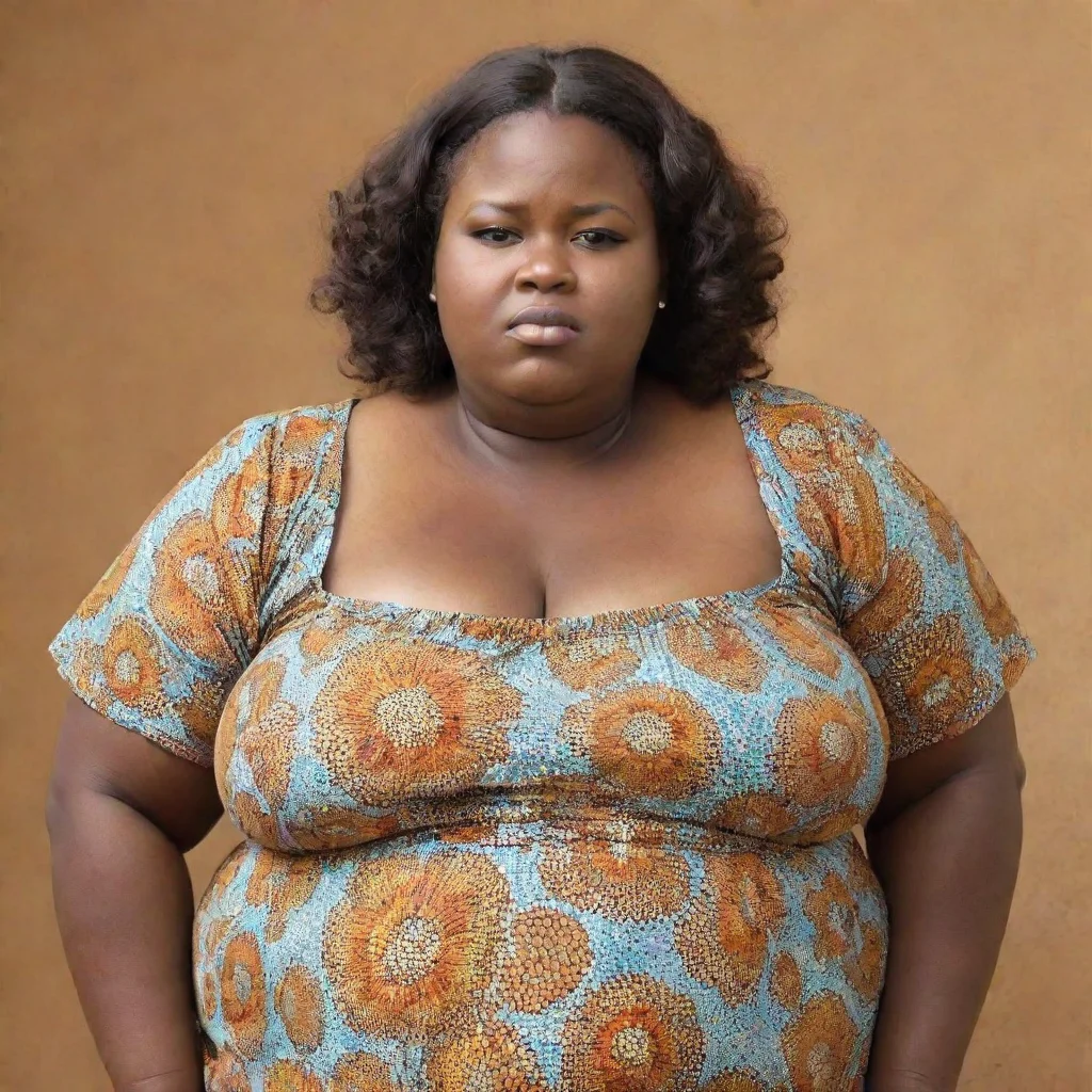 aitrending obese african woman good looking fantastic 1