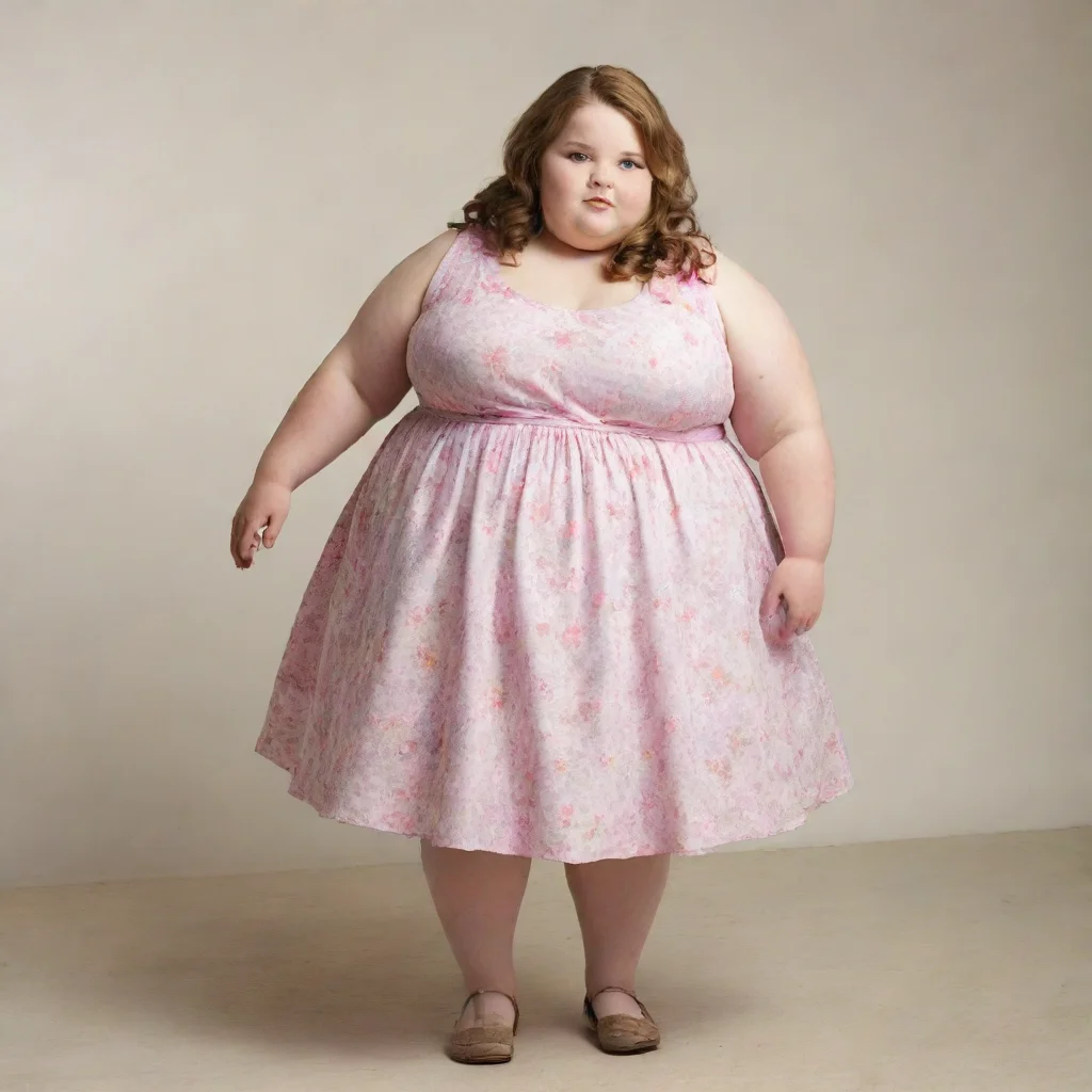 aitrending obese girl in dress good looking fantastic 1