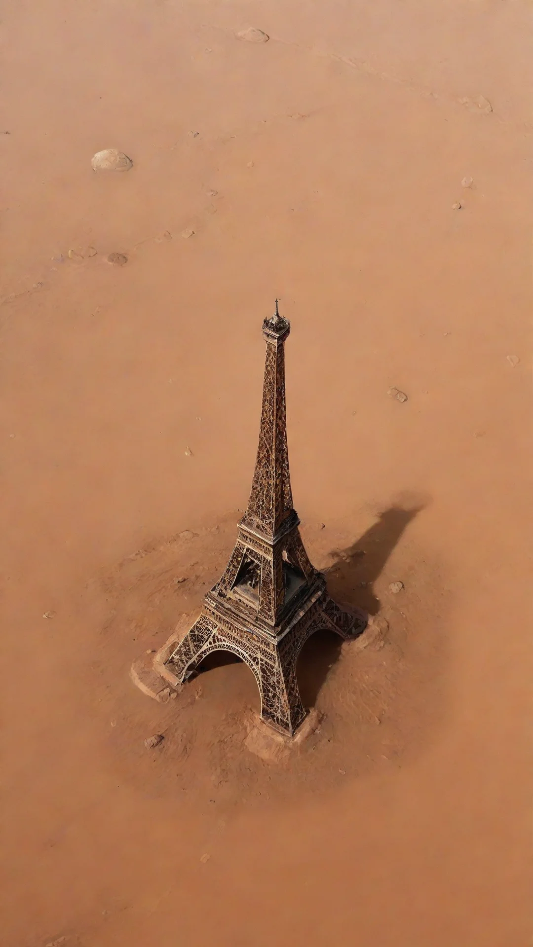 aitrending only eiffel tower on mars planet good looking fantastic 1 tall