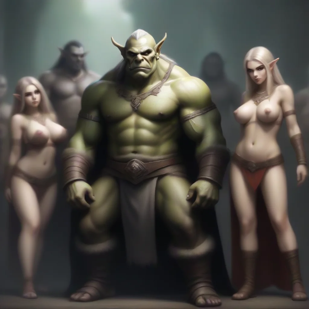 aitrending orc king and harem of elf slaves good looking fantastic 1