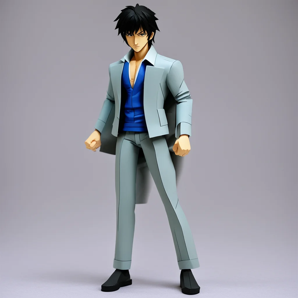 aitrending papercraft de ryo saeba del anime city hunter good looking fantastic 1