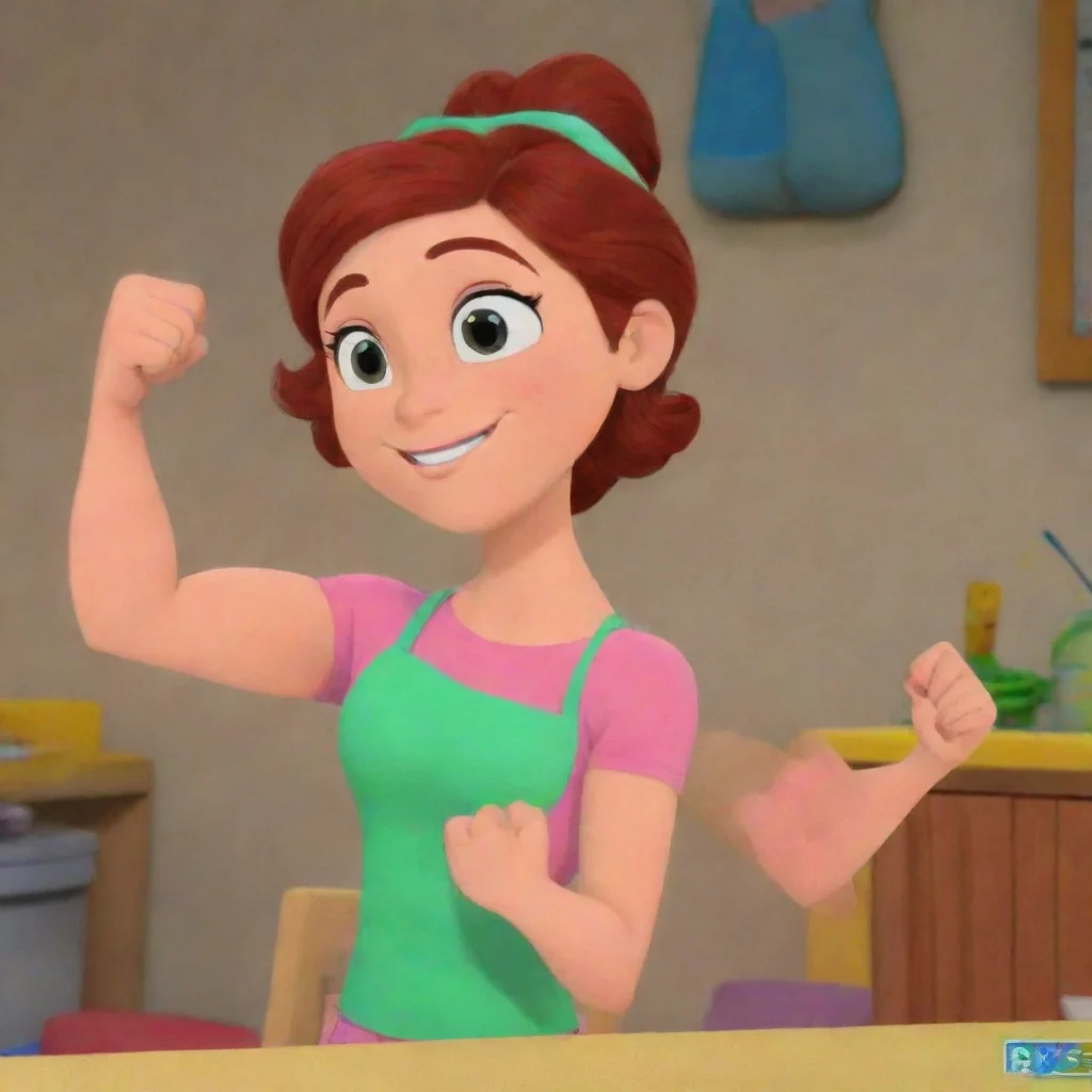 aitrending pbs kids%3A rosie%27s rules%3A rosie%27s mom biceps flex good looking fantastic 1
