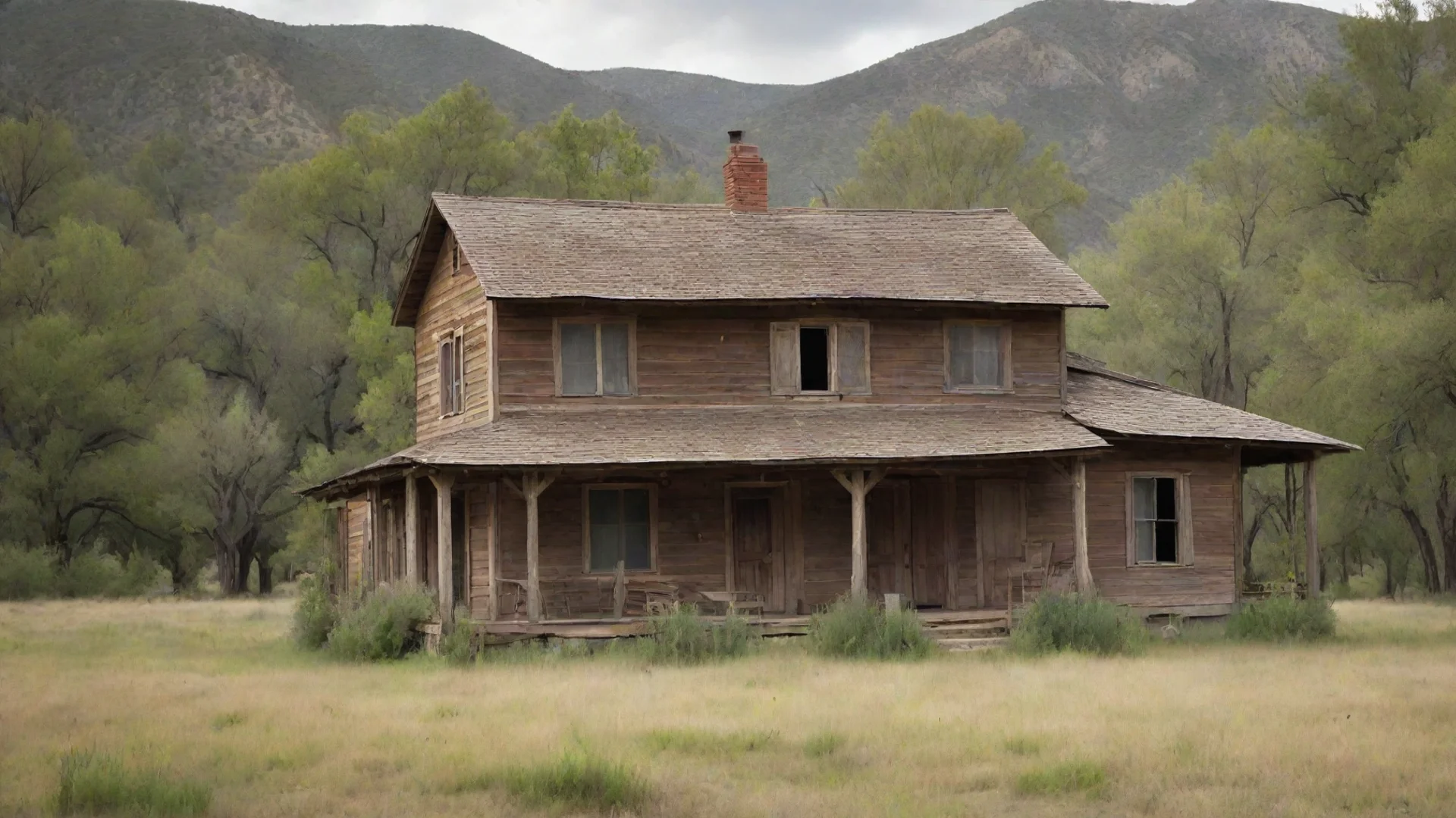 aitrending peaceful old timey ranch house in nature with no humans pictured good looking fantastic 1 wide