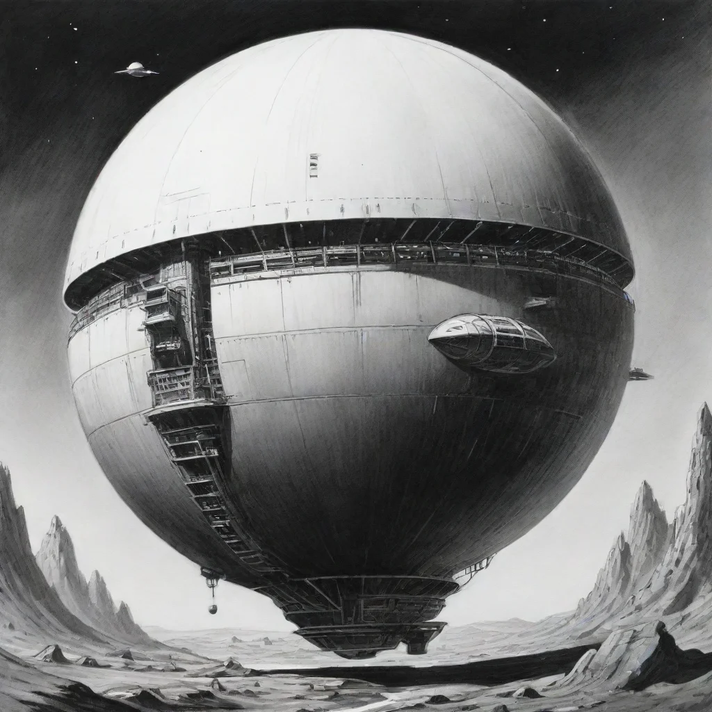 aitrending perry rhodan spherical spaceship ink good looking fantastic 1