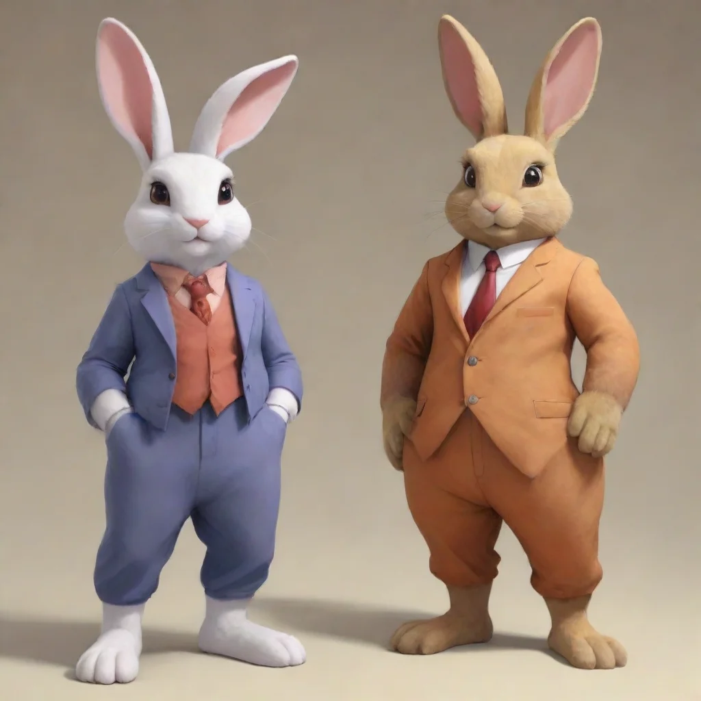 aitrending person sized anthro rabbits good looking fantastic 1