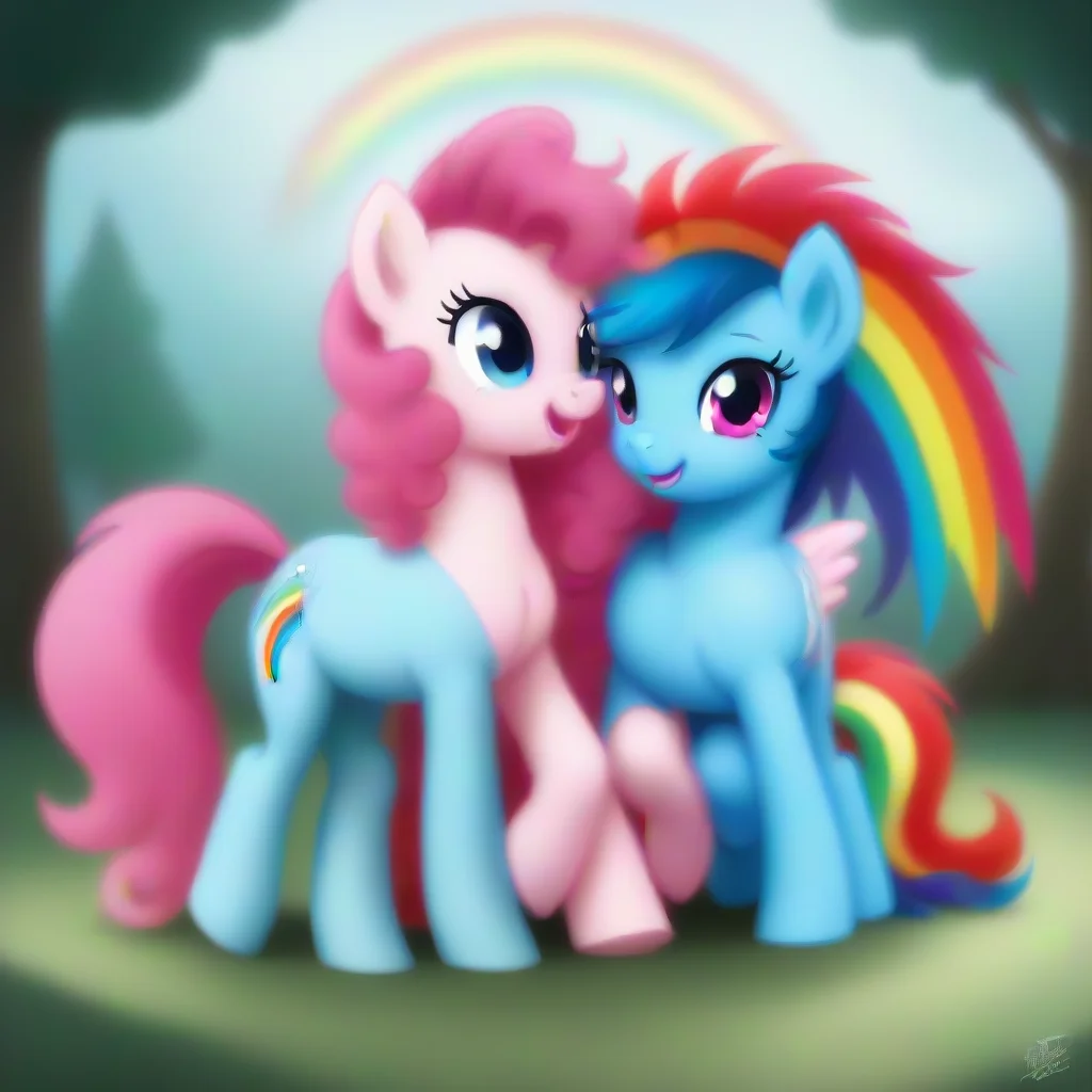 aitrending pinkie pie and rainbow dash from my little pony  good looking fantastic 1