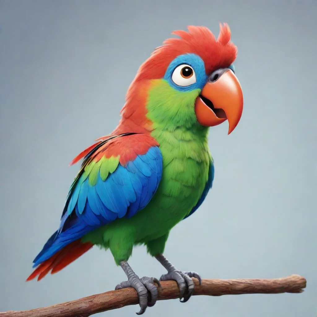 trending pixar style parrot good looking fantastic 1