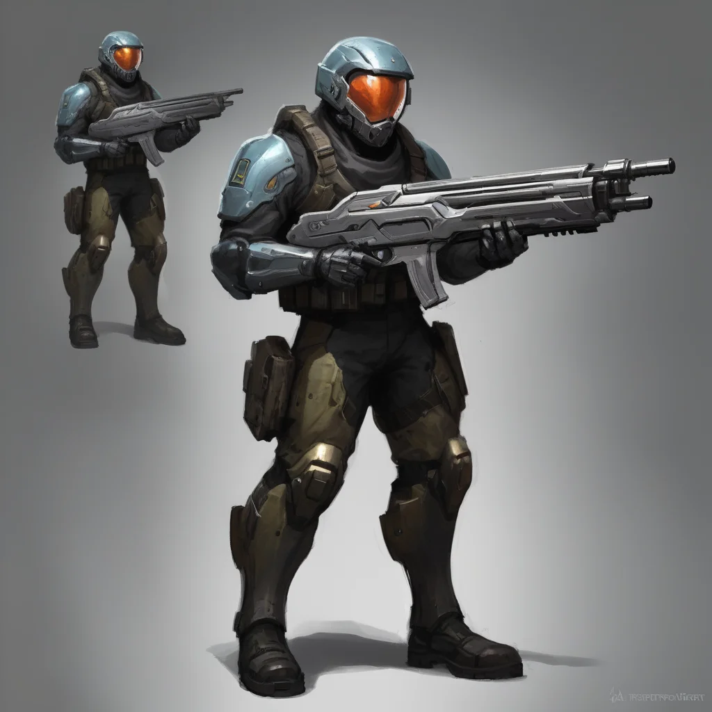trending plasma rifle soldier concept art good looking fantastic 1
