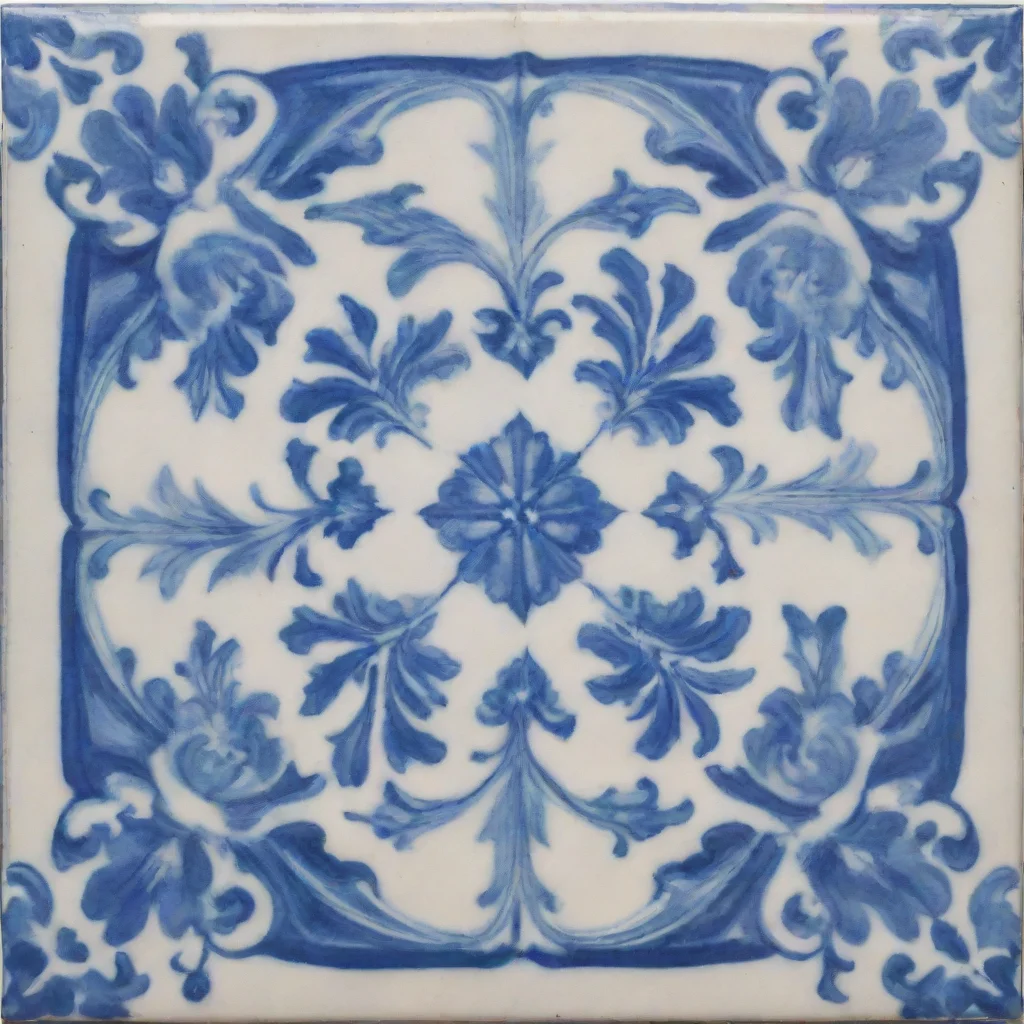 aitrending plastering in delft blue tile as ai art good looking fantastic 1