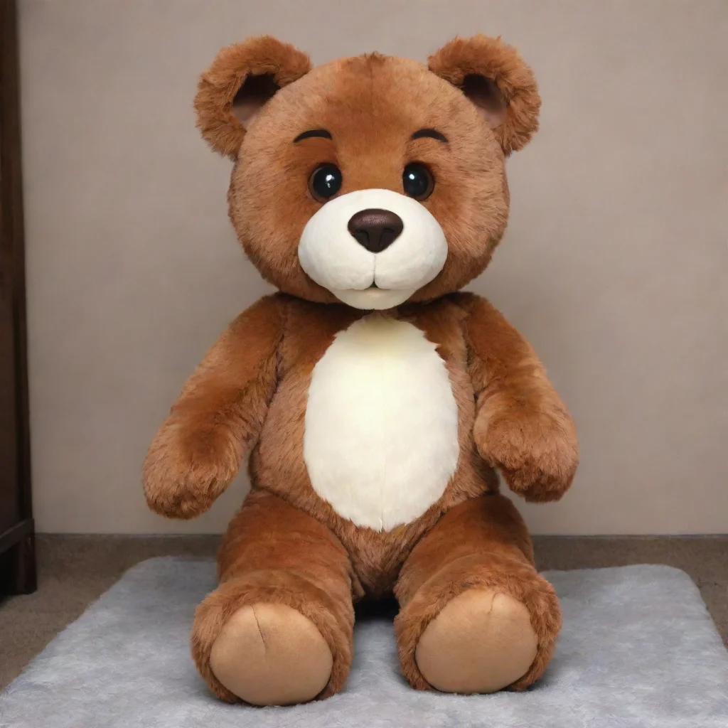 aitrending plush brown teddy bear fursuit good looking fantastic 1
