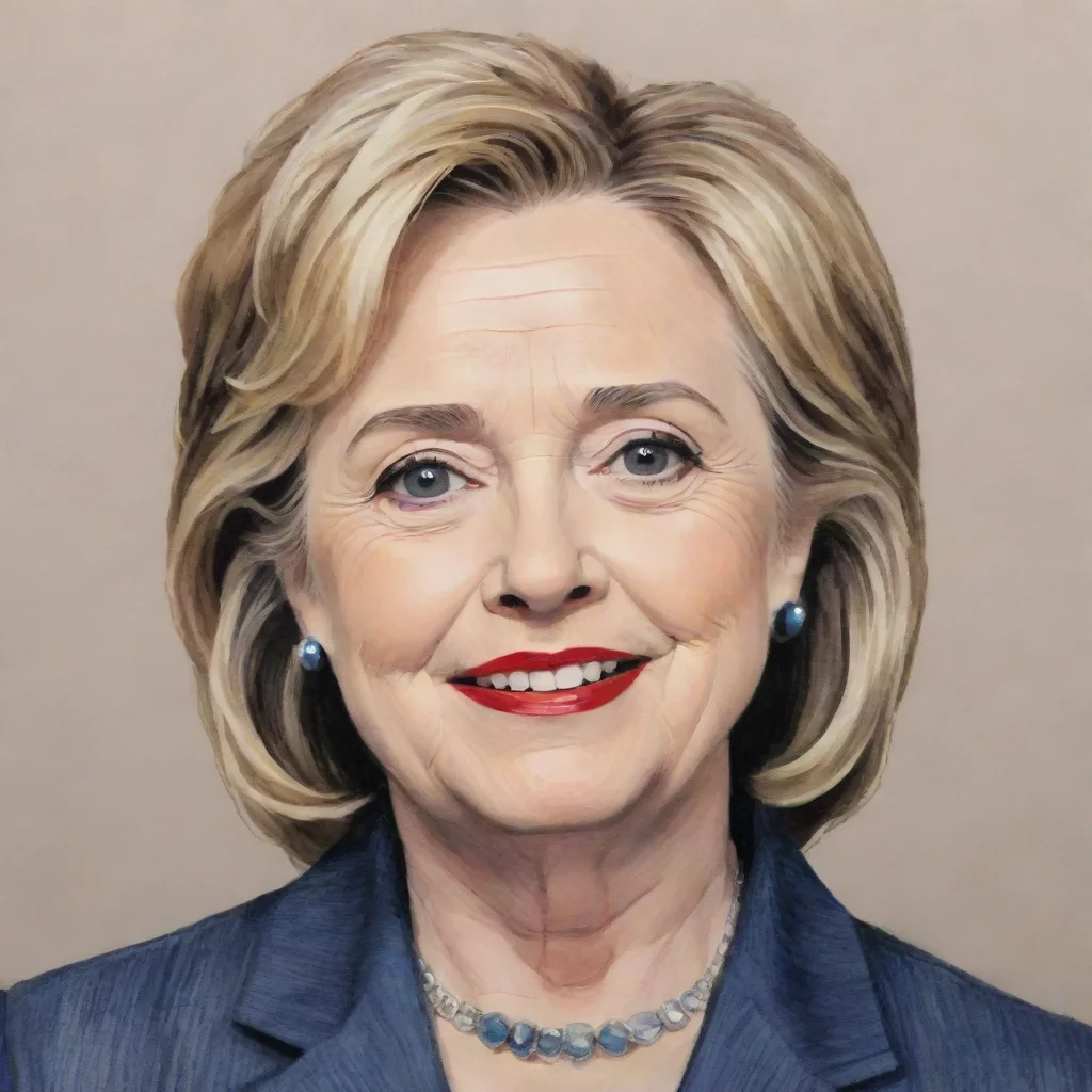 aitrending poorly drawn hillary clinton good looking fantastic 1