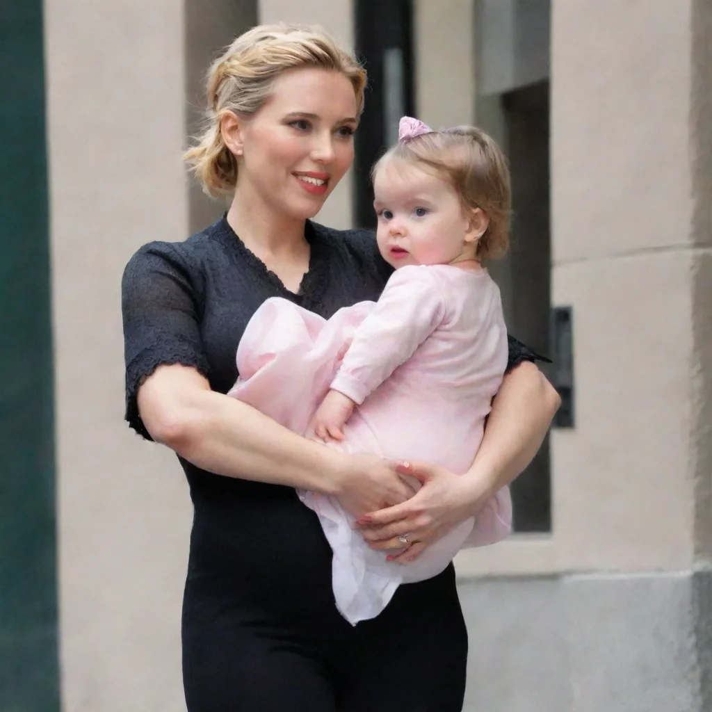 aitrending pregnant scarlett johansson with her baby daughter  good looking fantastic 1