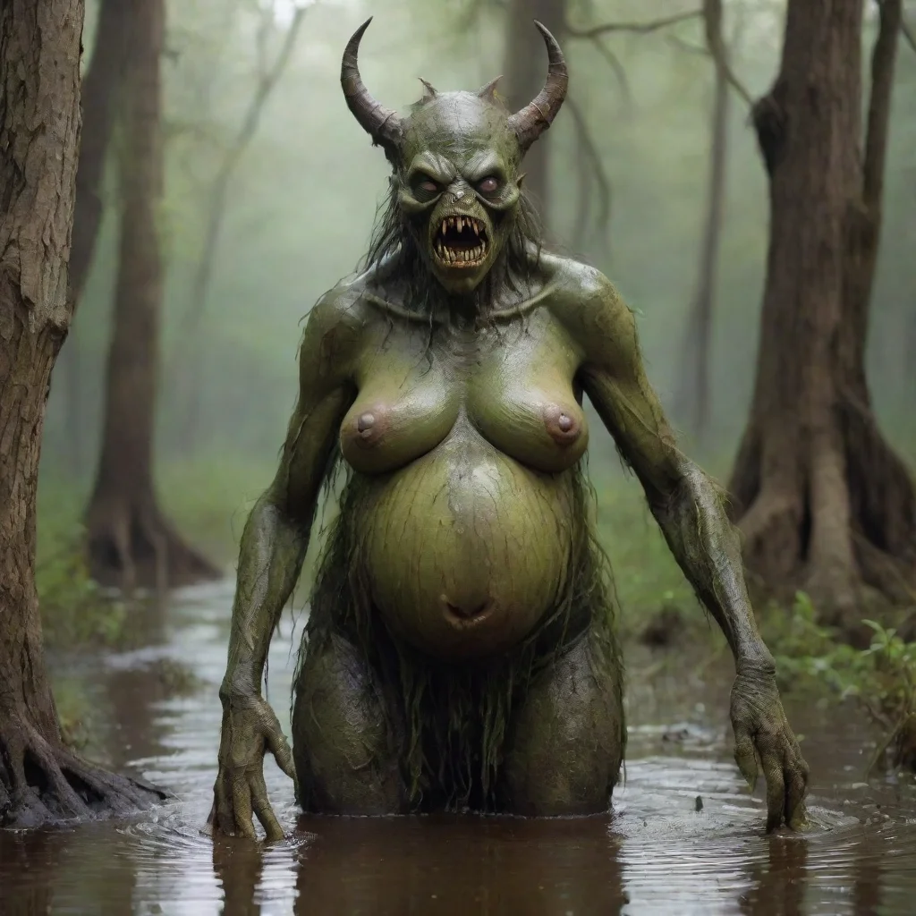 aitrending pregnant swamp demon  good looking fantastic 1