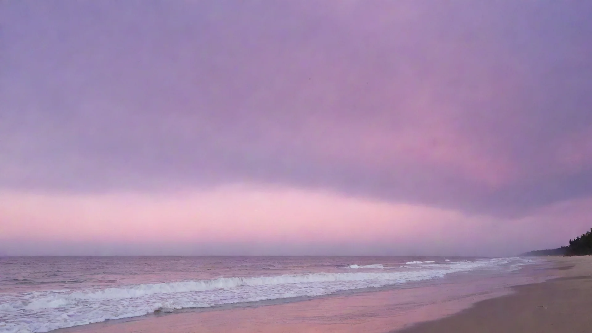 aitrending purple pink sky at a beach good looking fantastic 1 wide