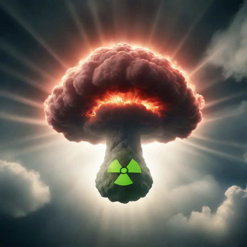aitrending radiation sign illustration inside mushroom cloud%2C 3d abstract good looking fantastic 1