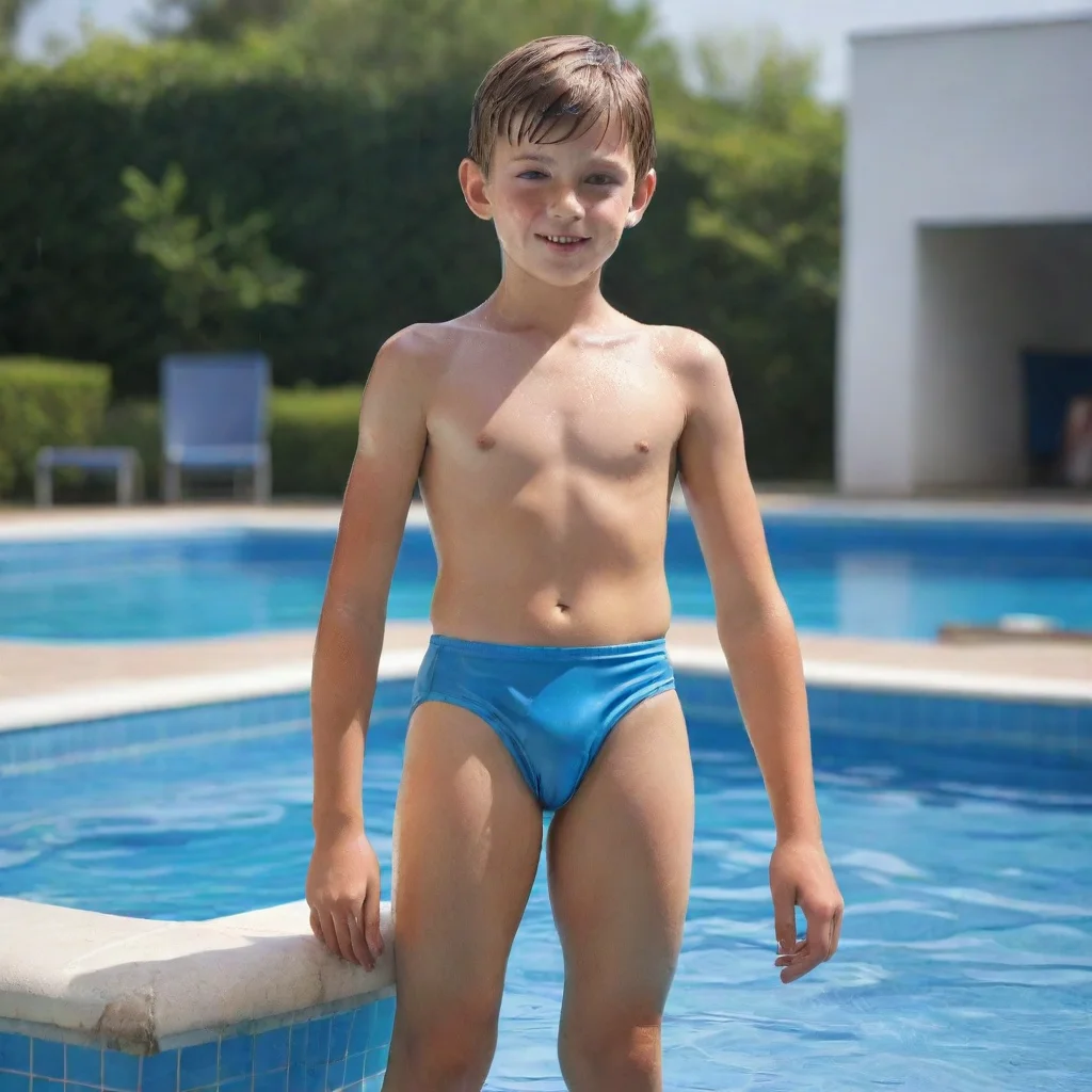 aitrending realistic%2C school boy%2C wear wet underpants%2C in  pool good looking fantastic 1