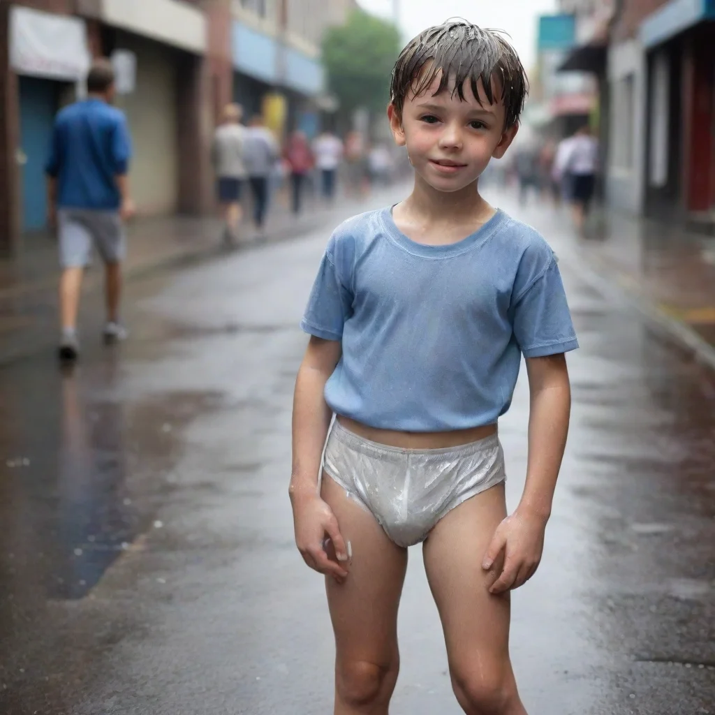 aitrending realistic%2C school boy%2C wear wet underpants%2C in street good looking fantastic 1