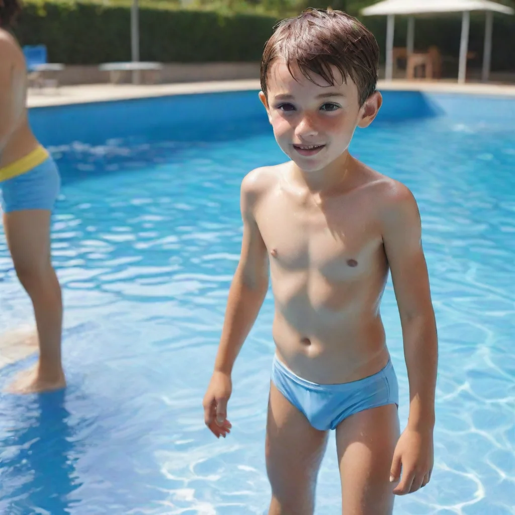 aitrending realistic%2C school boy%2C wear wet underpants%2C in swimmung pool good looking fantastic 1