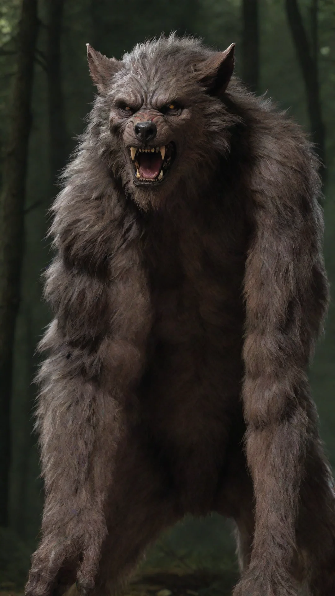 aitrending realistic werewolf  good looking fantastic 1 tall