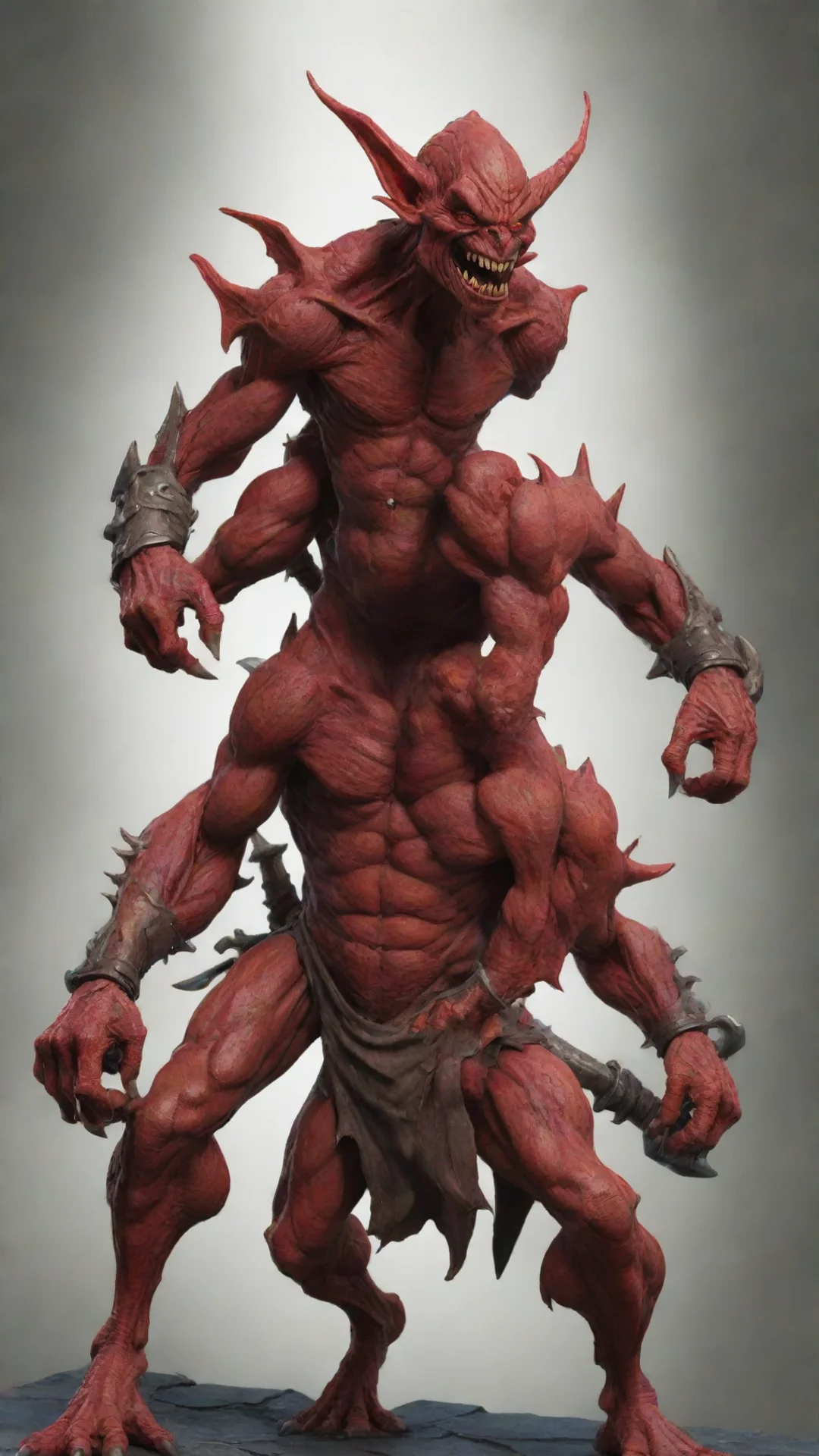 aitrending red goblin  warrior good looking fantastic 1 tall
