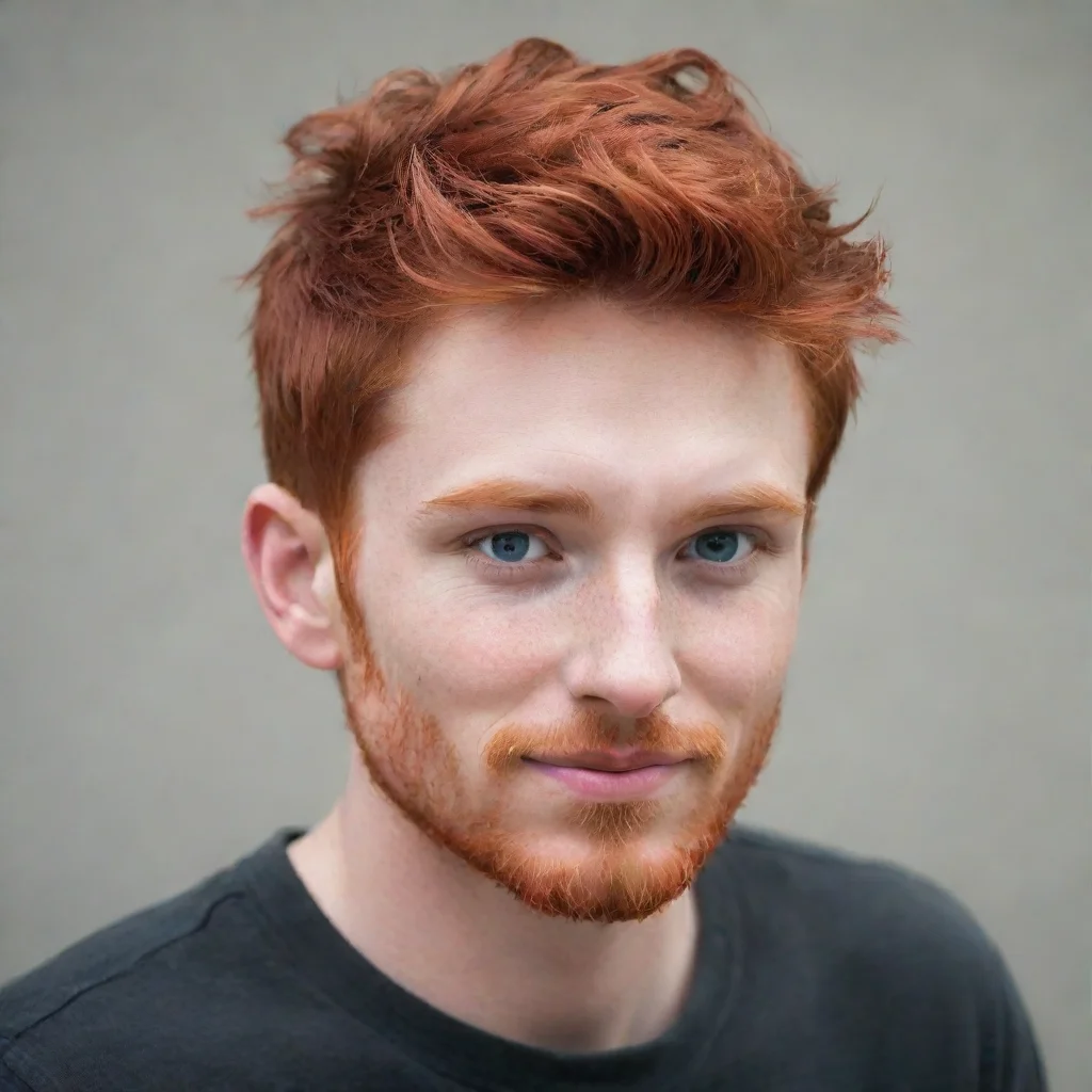 aitrending red haired guy good looking fantastic 1