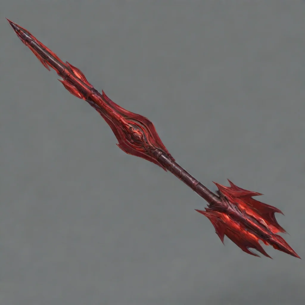 aitrending red lance weapon good looking fantastic 1