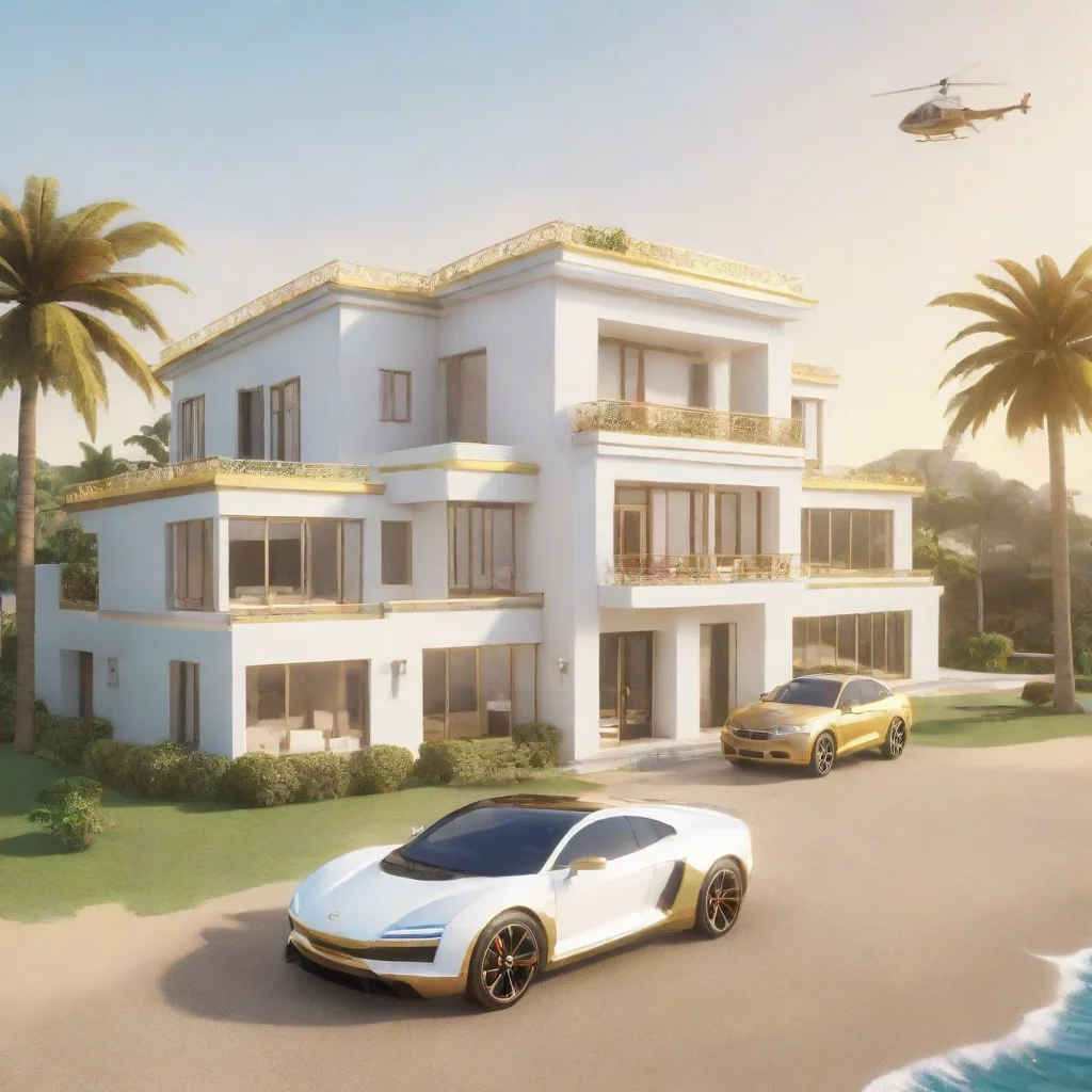 aitrending roblox white modern mansion%2C beach background%2C gold car%2C helicopter good looking fantastic 1