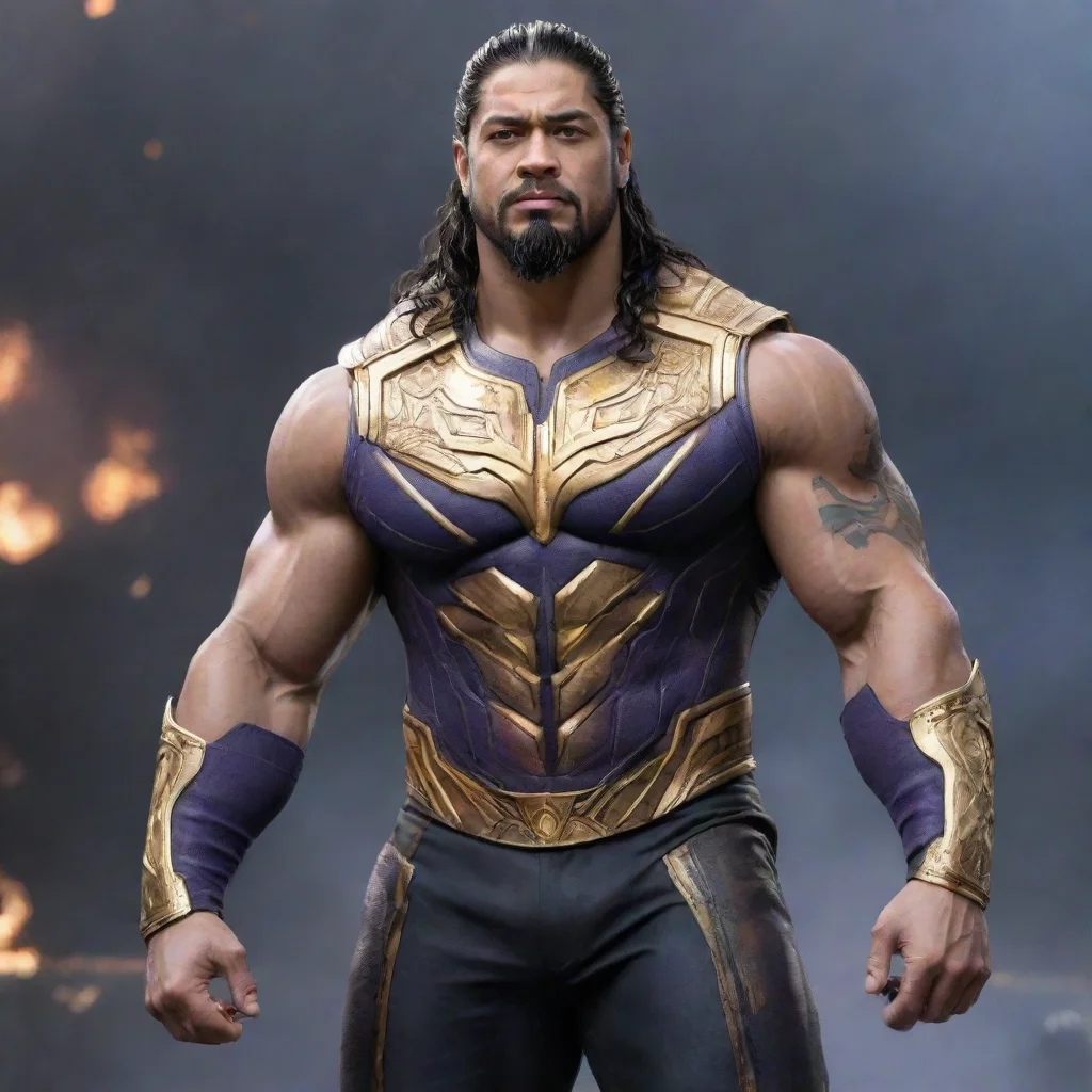 aitrending roman reigns from wwe as a thanos from avengers good looking fantastic 1