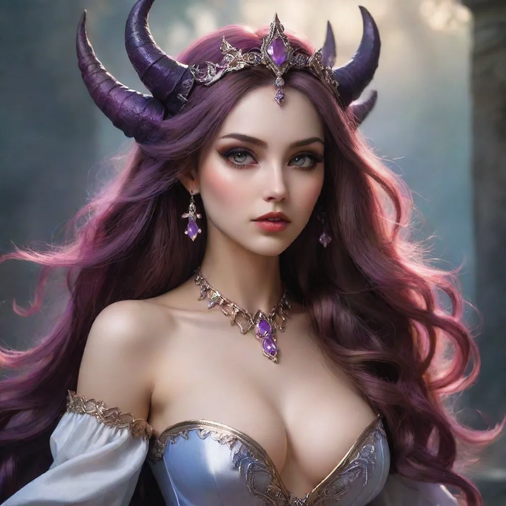 aitrending seductive feminine beauty grace feminine mage stunning sweet princess demon fantasy majestic good looking fantastic 1