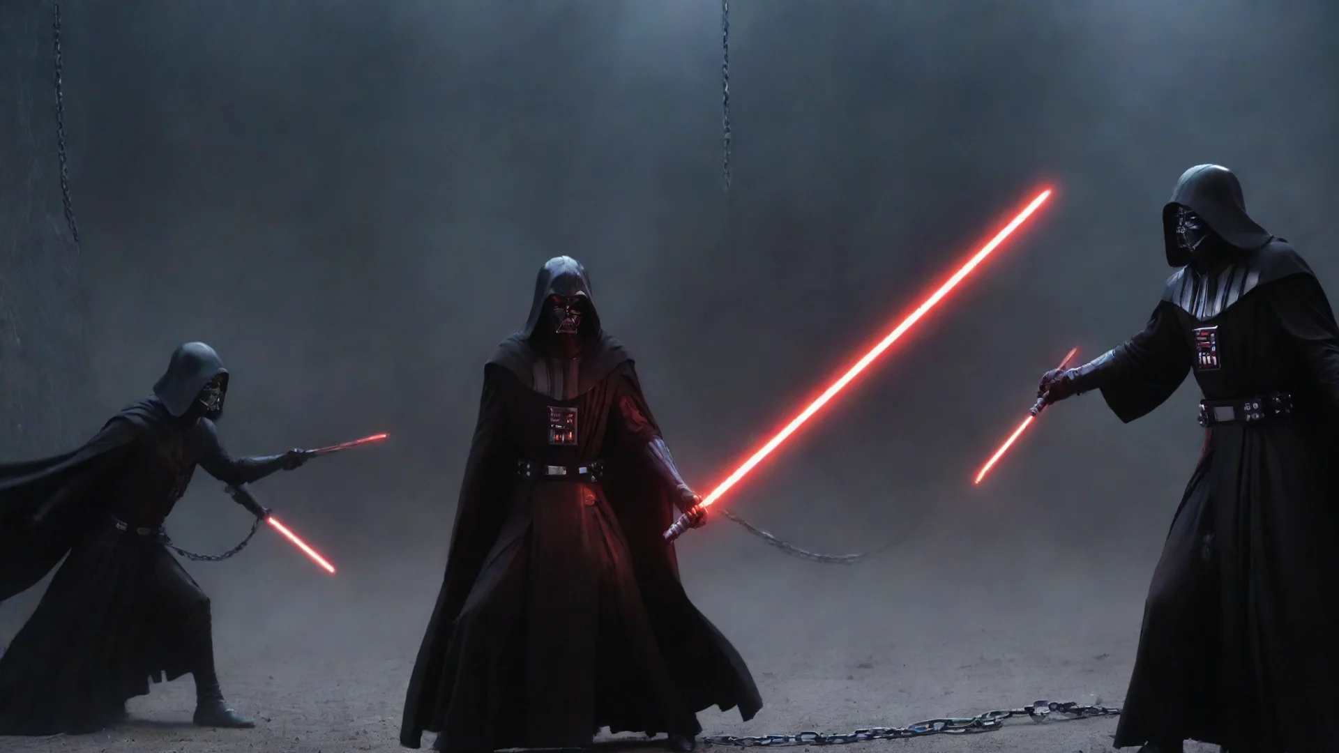 aitrending sith lords attacking a metal chain good looking fantastic 1 wide