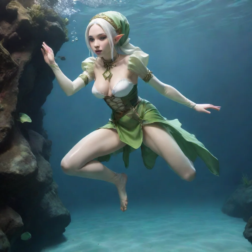 aitrending skinny elven maid diving good looking fantastic 1