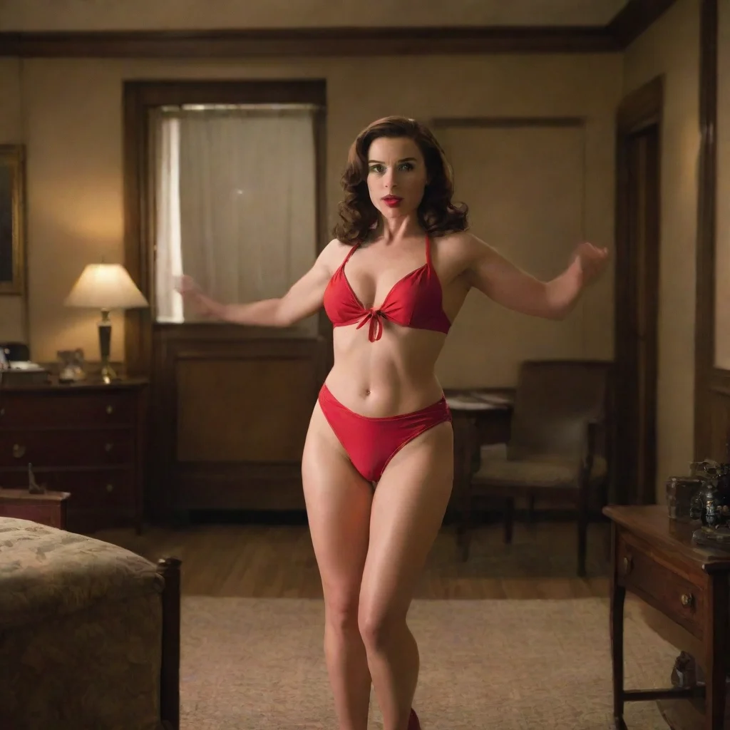 trending slave  agent carter dancing in a red bikini in her masters room  good looking fantastic 1