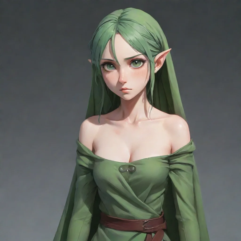 trending slave elf woman damaged cloth shy sad anime good looking fantastic 1