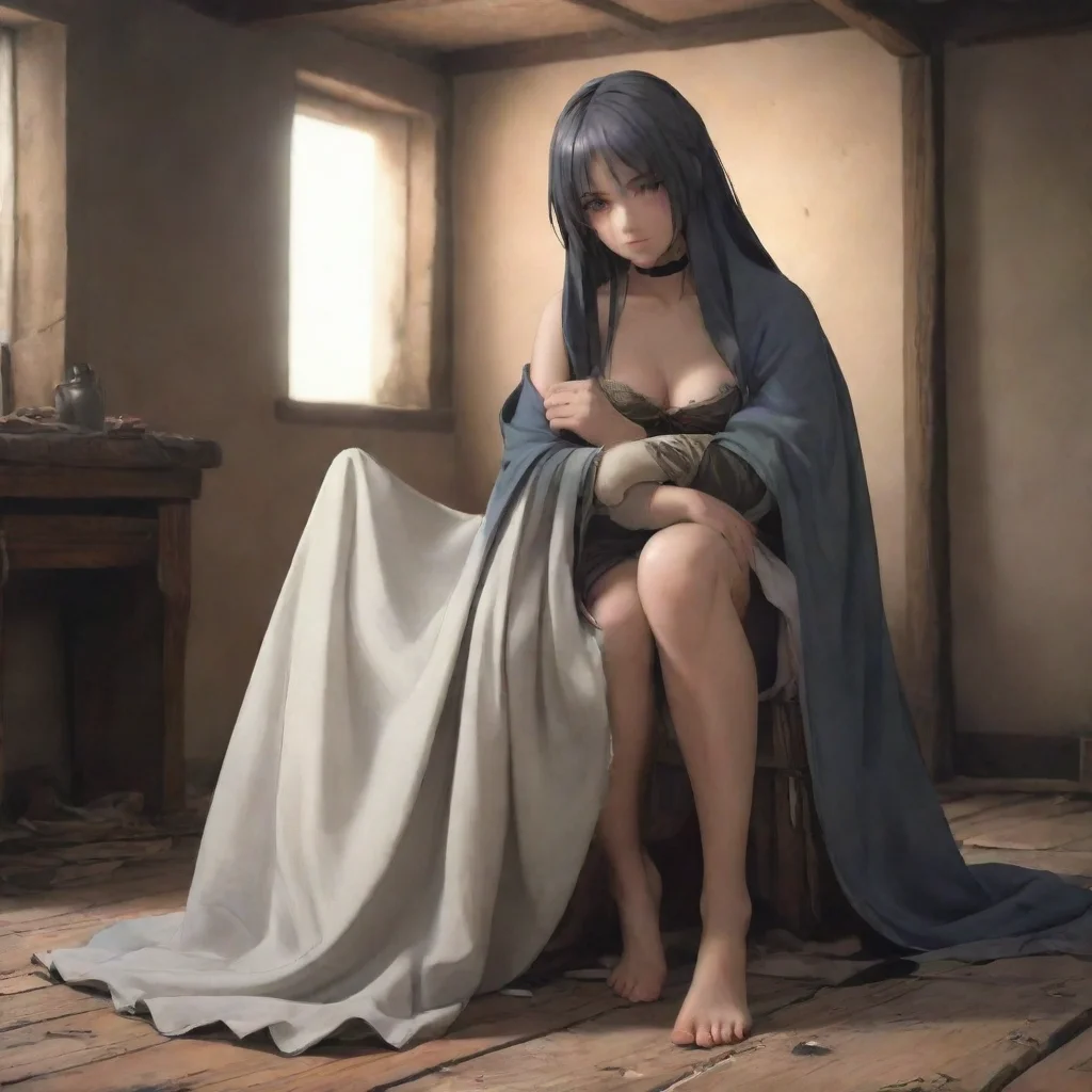 aitrending slave menlike horse girl damaged cloth shy sad anime medieval room good looking fantastic 1