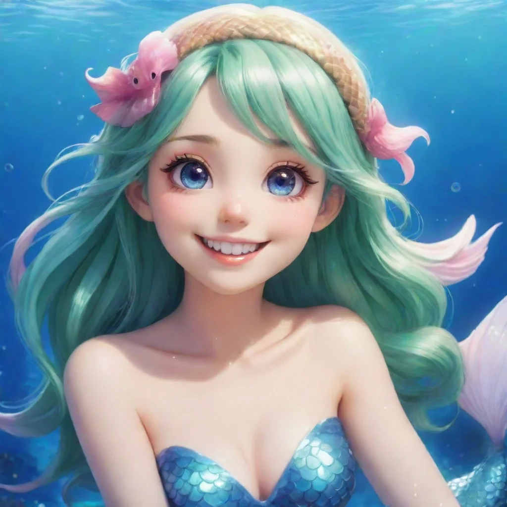 aitrending smiling anime mermaid good looking fantastic 1