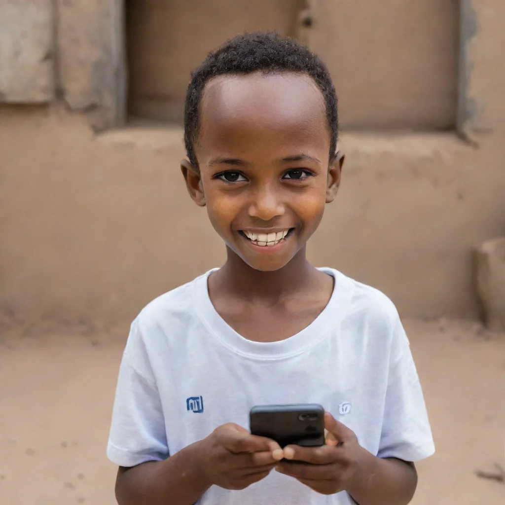 aitrending somali boy using xiaomi mobile phone and very happy good looking fantastic 1
