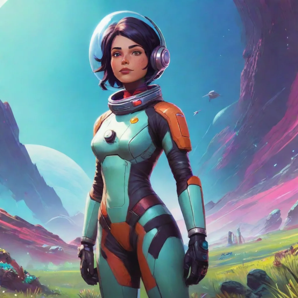 aitrending spacegirl no man%27s sky  good looking fantastic 1