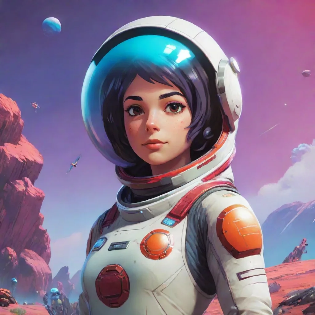 aitrending spacegirl no man%27s sky good looking fantastic 1